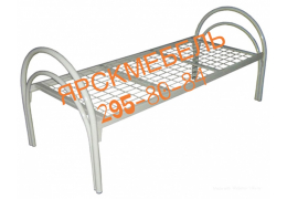 Кровать металлическая 1 ярус 51+32 мм
